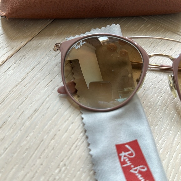 Ray Ban Pink Aviator Sunglasses - Picture 2 of 3